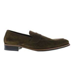 Di Bianco Mens Brera Suede Green Shoes (NWT)